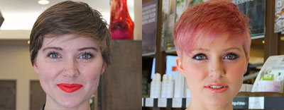 Pink Hair and Makeup Makeover