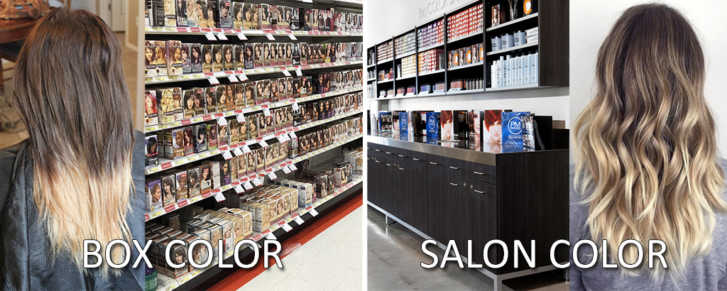 Box vs Salon Color